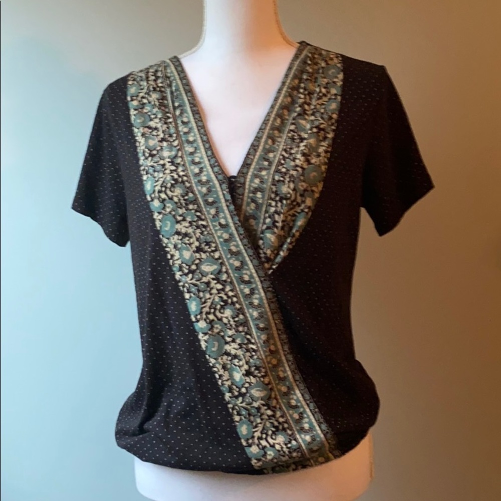 Boho wrap top